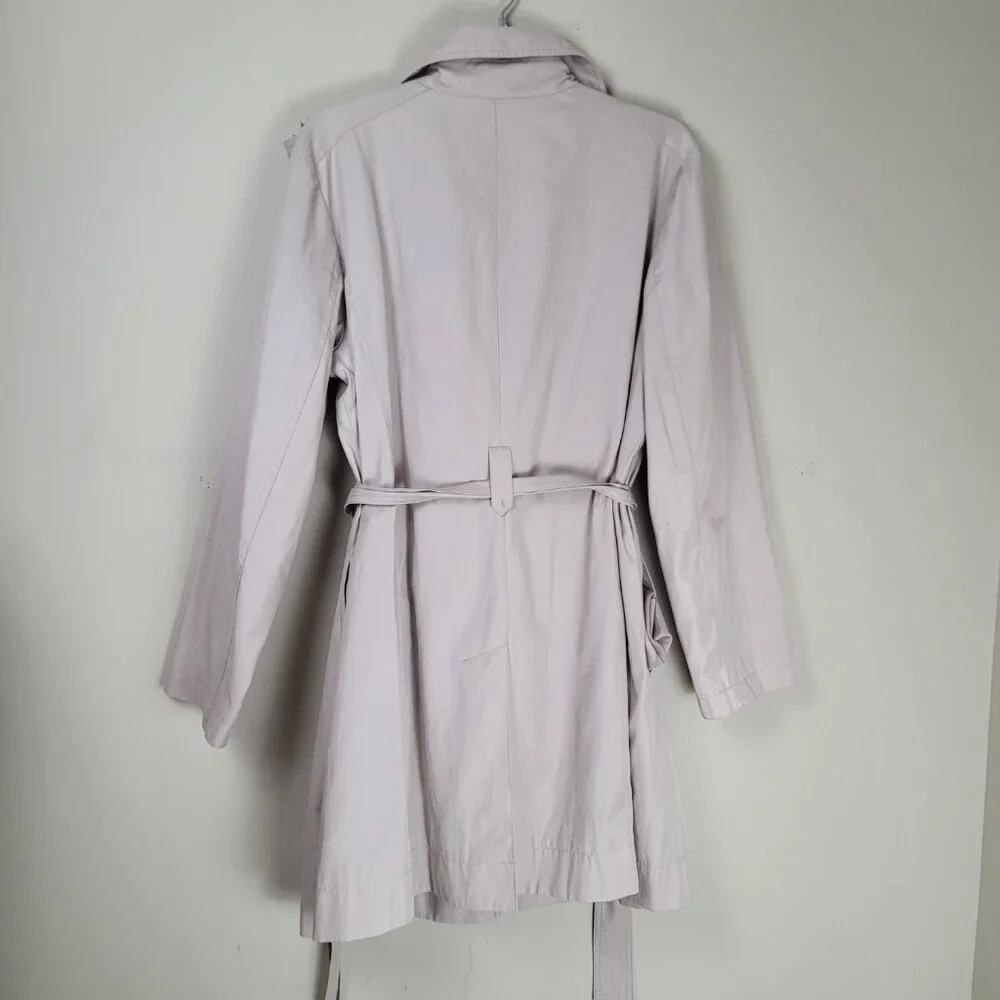 MICHAEL Michael Kors Double Breasted Trench Coat Classic Designer Outerwear